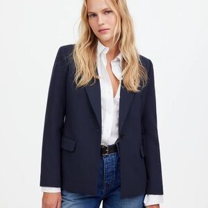 NWT Madewell Alston Blazer in Dark Navy, size 8